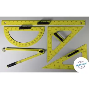 015121.M00 Geometrijski pribor za školsku ploču PVC s magnetima