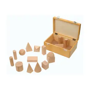 1010340/1 Set geometrijskih tijela u drvenoj kutiji