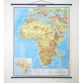Afrika, fizička 1:10 000 000 