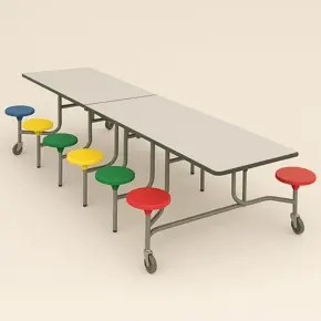 Blagovaonski stol s funkcijom sklapanja i pomicanja D305cm - Š75cm