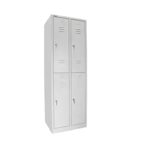 Garderobni ormar GO TEH 4/60  -metalni 4 vrata po visini vxšxd 180x60x50cm