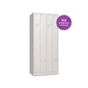 Garderobni ormar GO TEH Z4 -metalni
broj vrata 4, vxšxd 180x80x50cm,  
