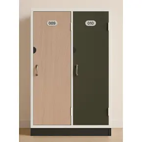 Garderobni ormari za škole -drveni niži
GO-TEH-DV 2-vrata
vxšxd 90x60x50cm