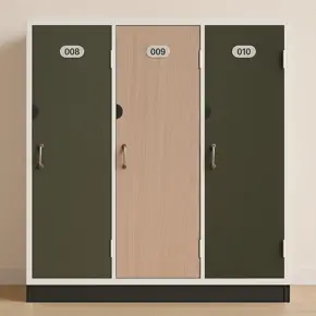 Garderobni ormari za škole -drveni niži
GO-TEH-DV 3-vrata
vxšxd 90x90x50cm
