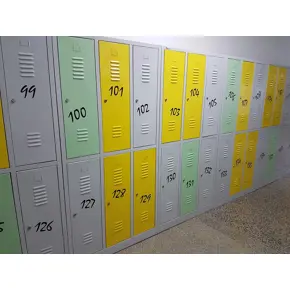 Garderobni ormari za škole -metalni
GO TEH visoki
broj vrata po visini 6, 
vxšxd 180x90x50cm
