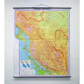 Gorska Hrvatska, fizička 1:130 000