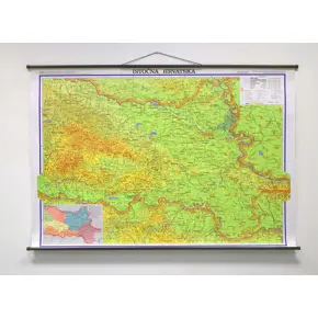 Istočna Hrvatska, fizička, 1:130 000