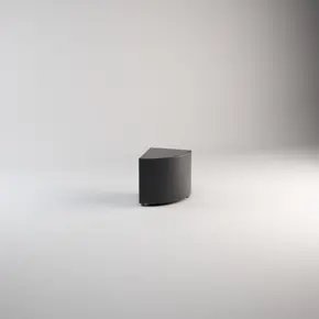 Kutni puf pod kutom od 90°, presvučenom umjetnom kožom u boji