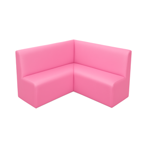 NS1529 0 RO Pjenasta velika kutna sofa roza