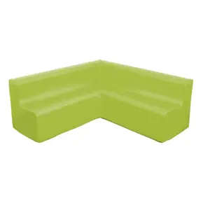 NS1529 0 ZI Pjenasta velika kutna sofa zelena