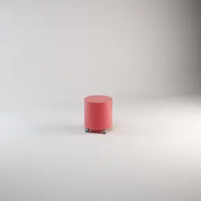 Okrugli puf na kotačićima, Ø 40