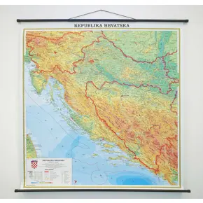 Republika Hrvatska, fizička 1:500 000