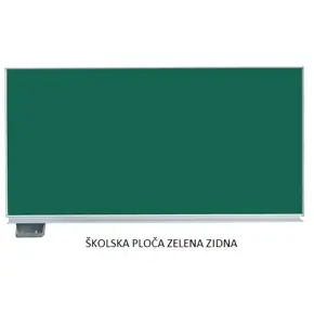 Školska ploča za zid 180x100, zelena