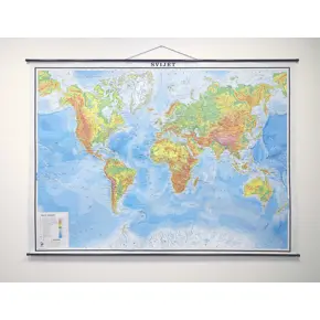 Svijet, fizička 1:20 000 000